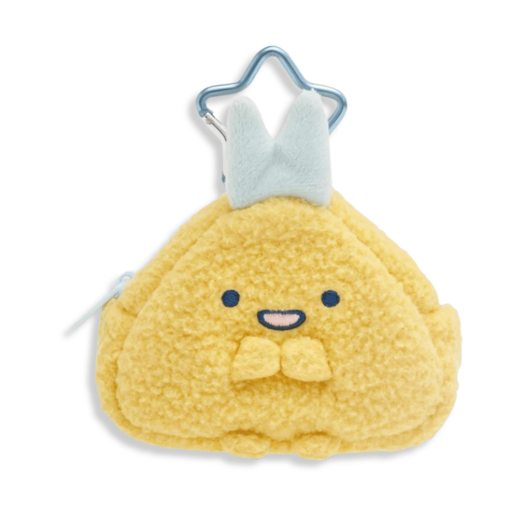 Sumikko Gurashi Ajifurai no Shippo Mini Plush Pouch with Carabiner - Twinkle Glory