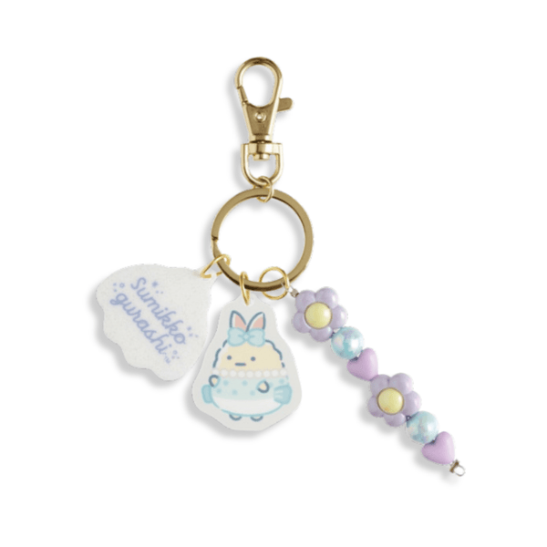 Sumikko Gurashi Ebifurai no Shippo Acrylic 3 Charm Keychain - Twinkle Glory