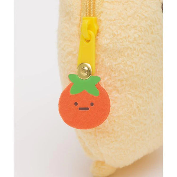 Sumikko Gurashi Ebifurai no Shippo Plush Pass Case with Reel