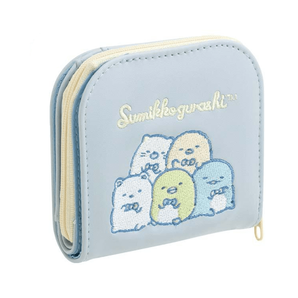 Sumikko Gurashi Embroidery Blue Wallet - Twinkle Glory
