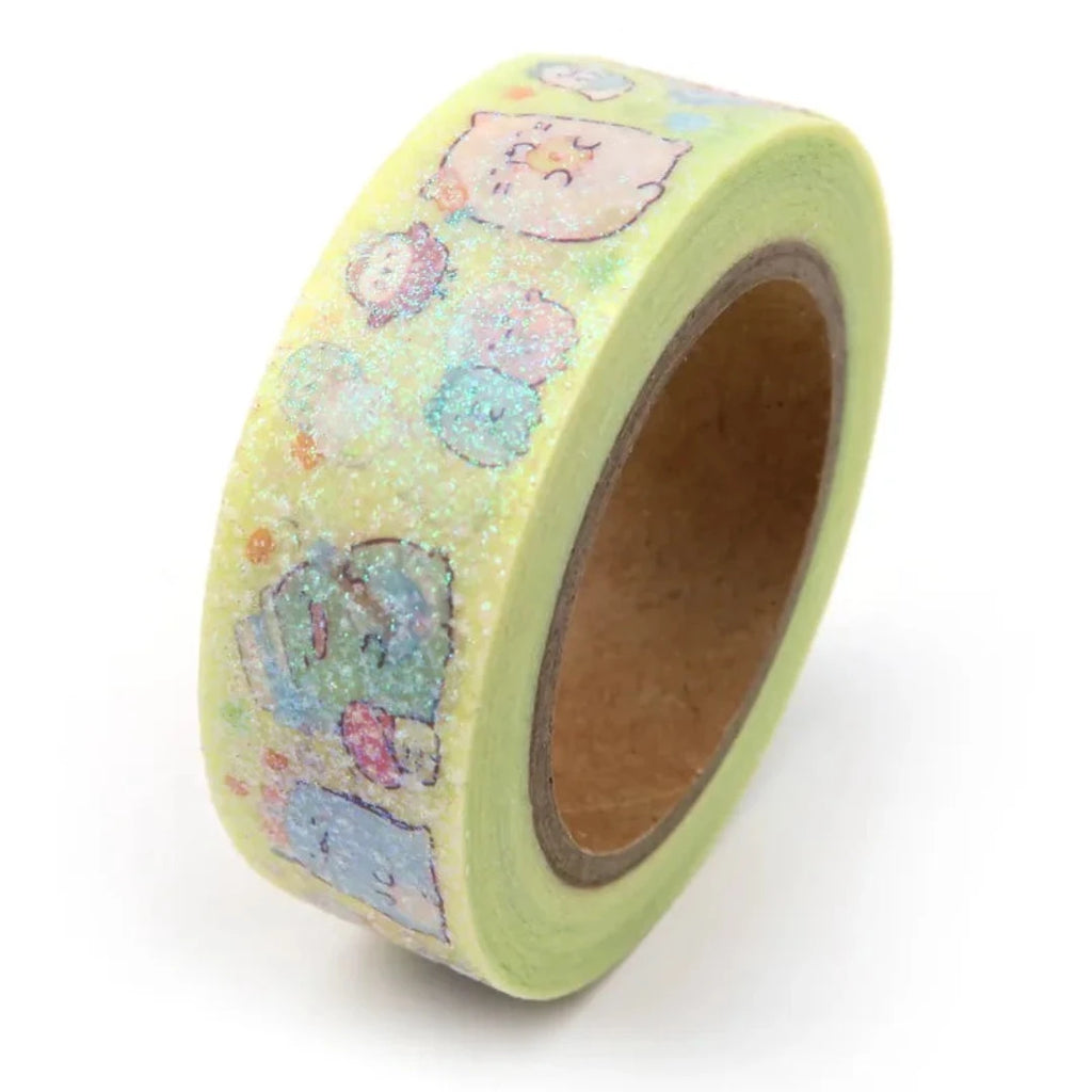 Sumikko Gurashi Glitter Picnic Washi Tape