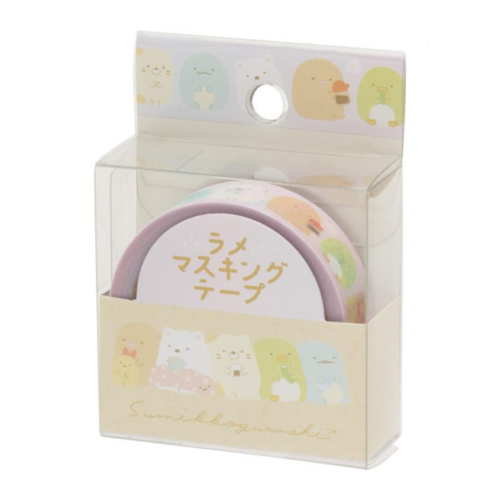 Sumikko Gurashi Glitter Purple Washi Tape