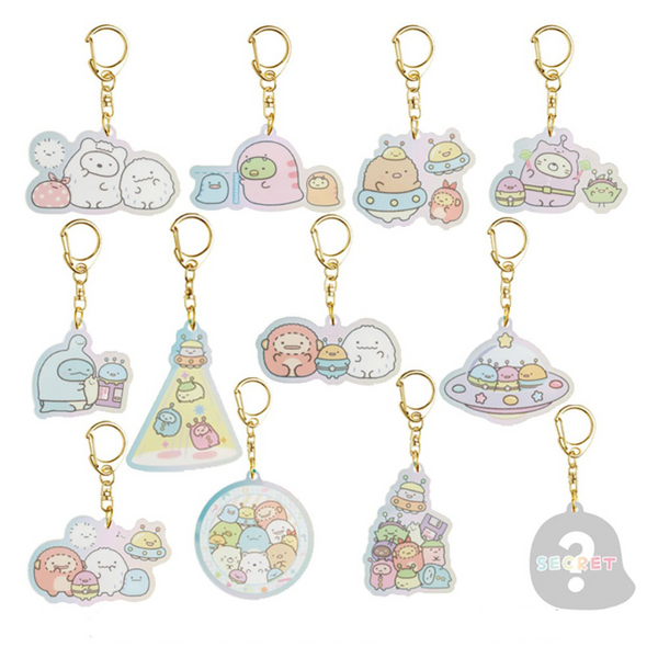 Sumikko Gurashi Mysterious Friends Acrylic Keychain