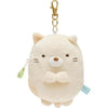 Sumikko Gurashi Neko Plush Pass Case with Reel