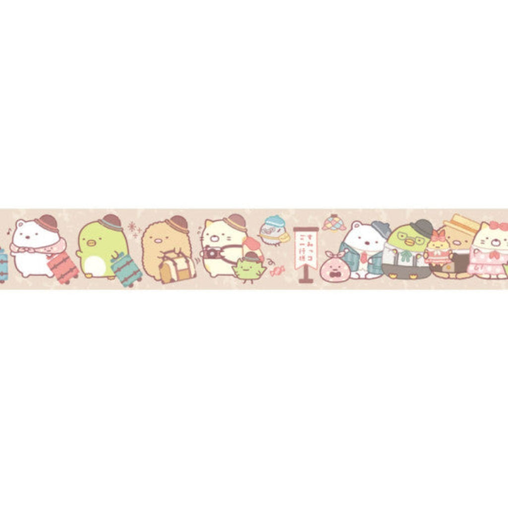 Sumikko Gurashi Retro Hotel Washi Tape