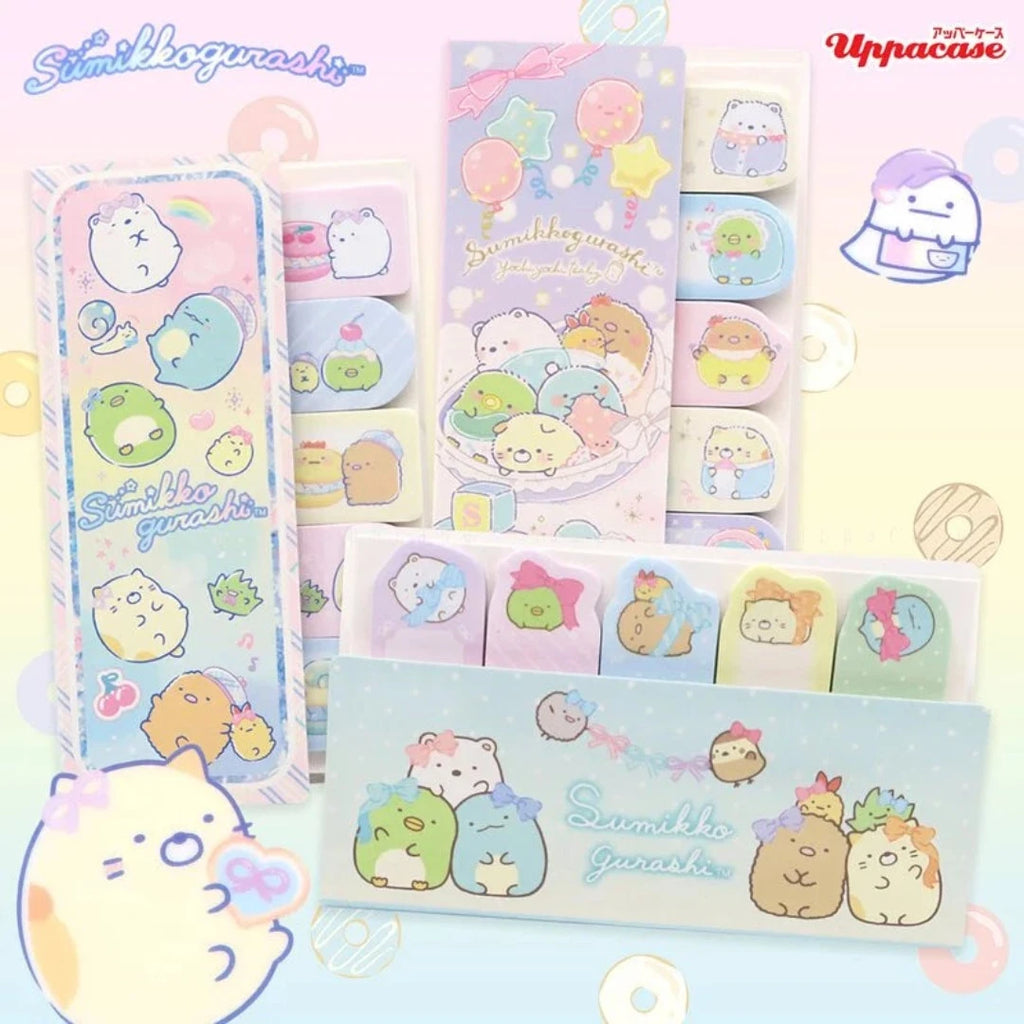 Sumikko Gurashi Ribbon Index Sticky Notes Set