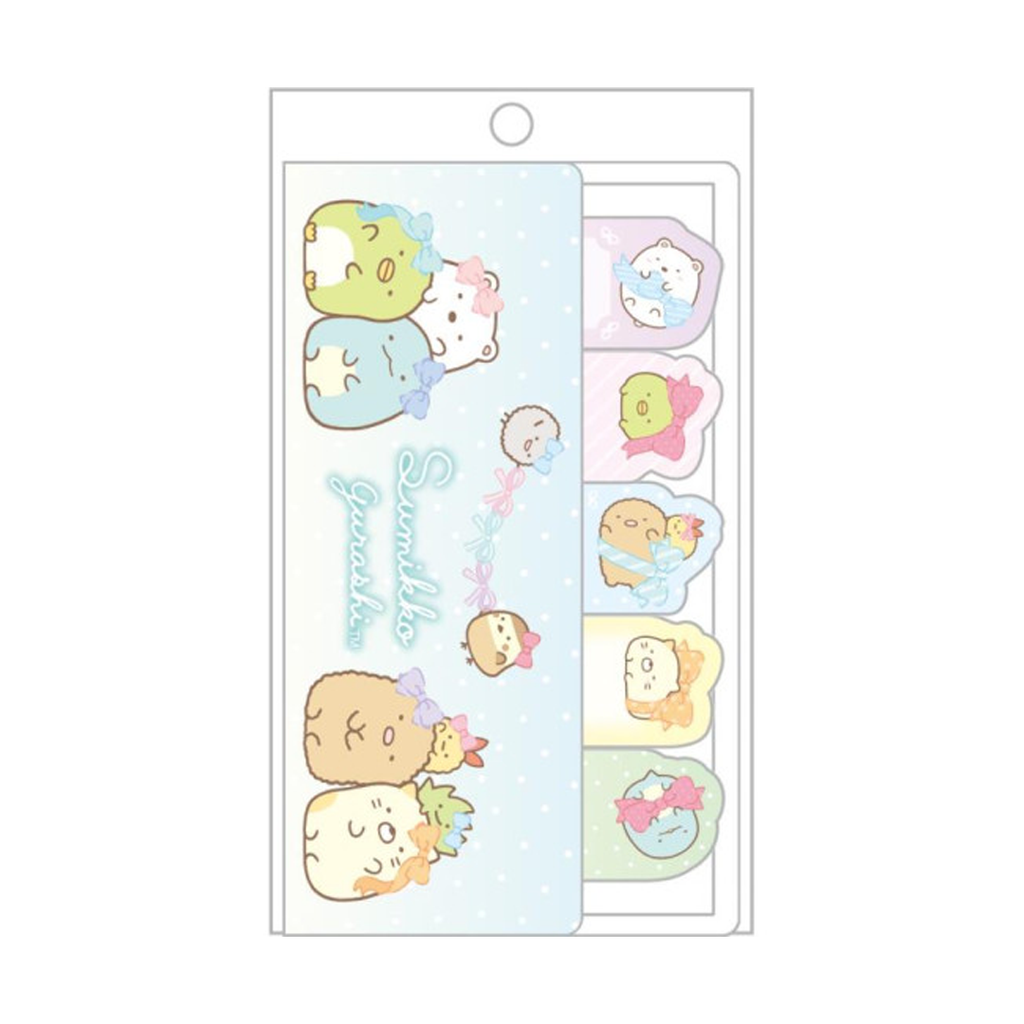 Sumikko Gurashi Ribbon Index Sticky Notes Set