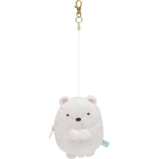 Sumikko Gurashi Shirokuma Pass Case with Reel - Twinkle Glory