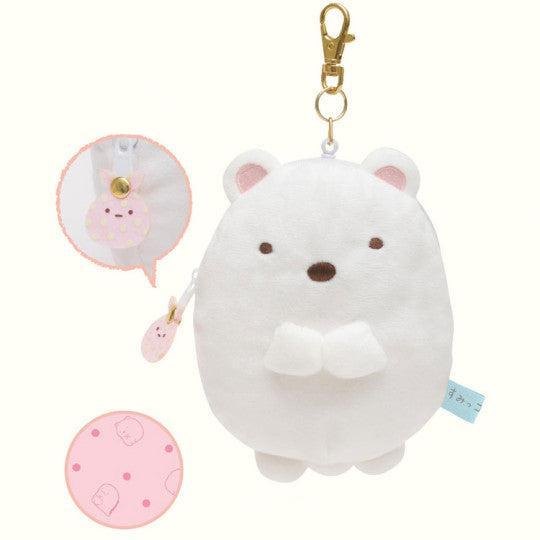 Sumikko Gurashi Shirokuma Pass Case with Reel - Twinkle Glory