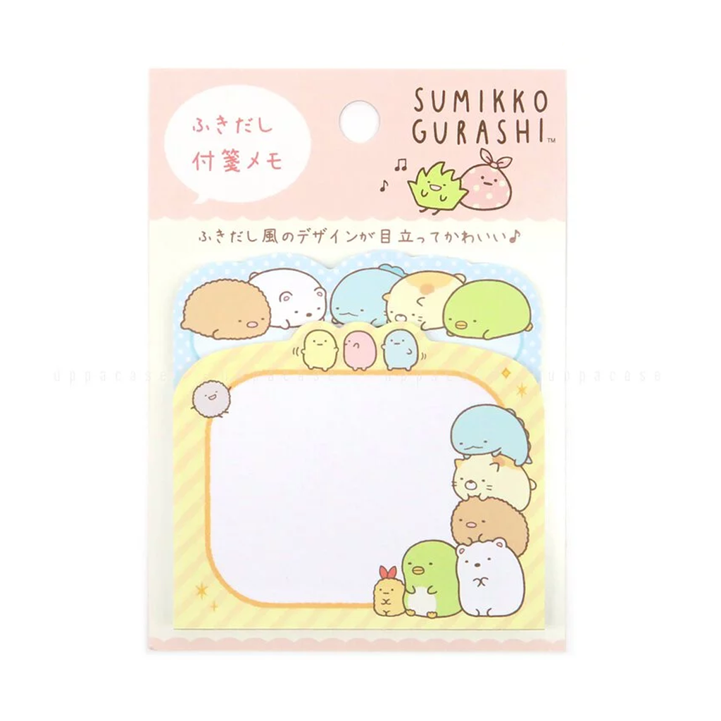 Sumikko Gurashi Speech Balloon Pink Sticky Notes