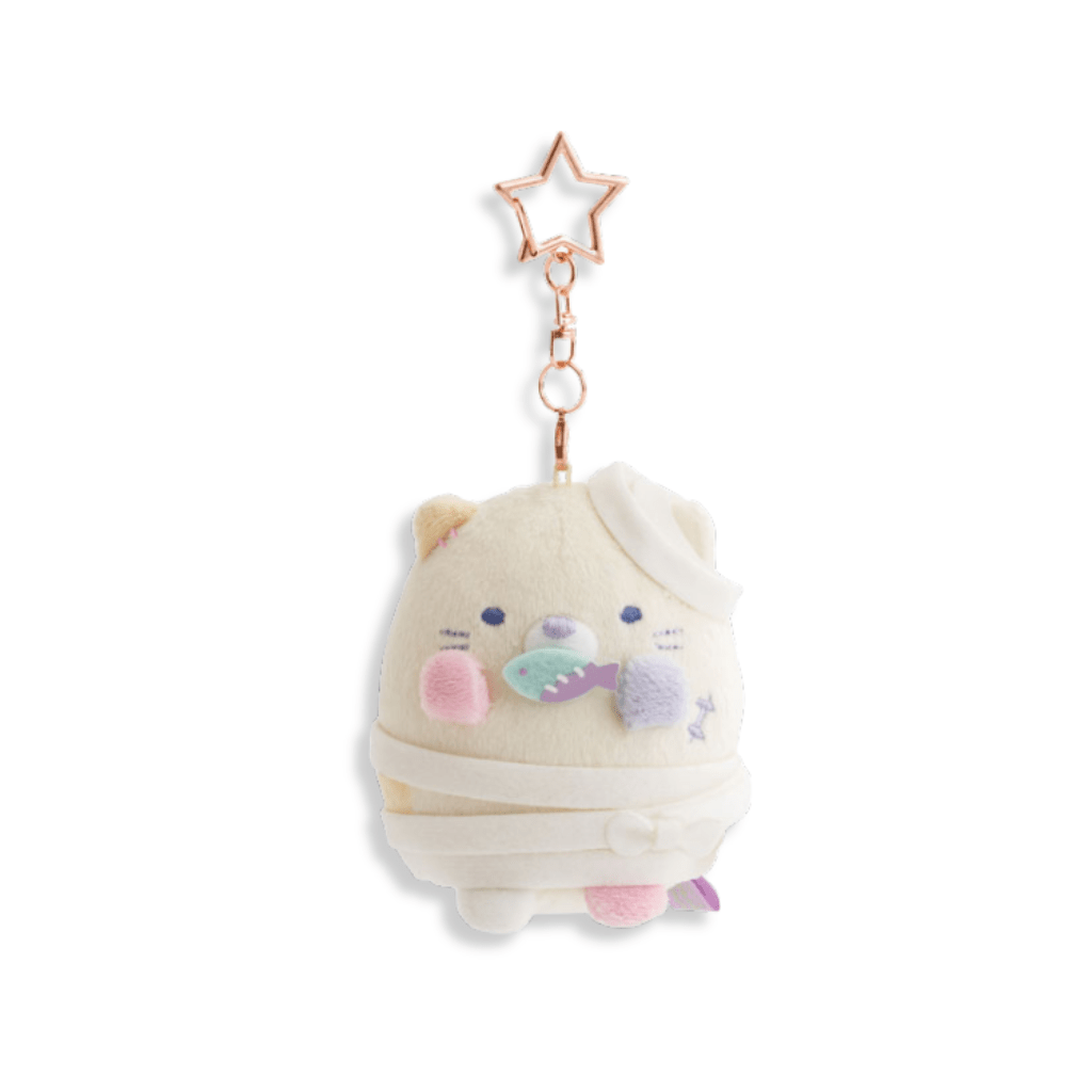 Sumikko Gurashi “Spooky Halloween” Neko Hanging Plush Keychain - Twinkle Glory