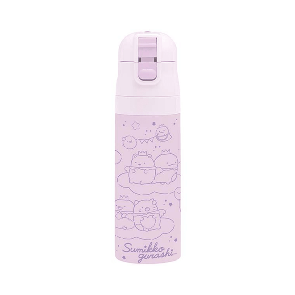 Sumikko Gurashi Stainless Bottle With Pouch Shoulder Strap 470ml - Twinkle Glory