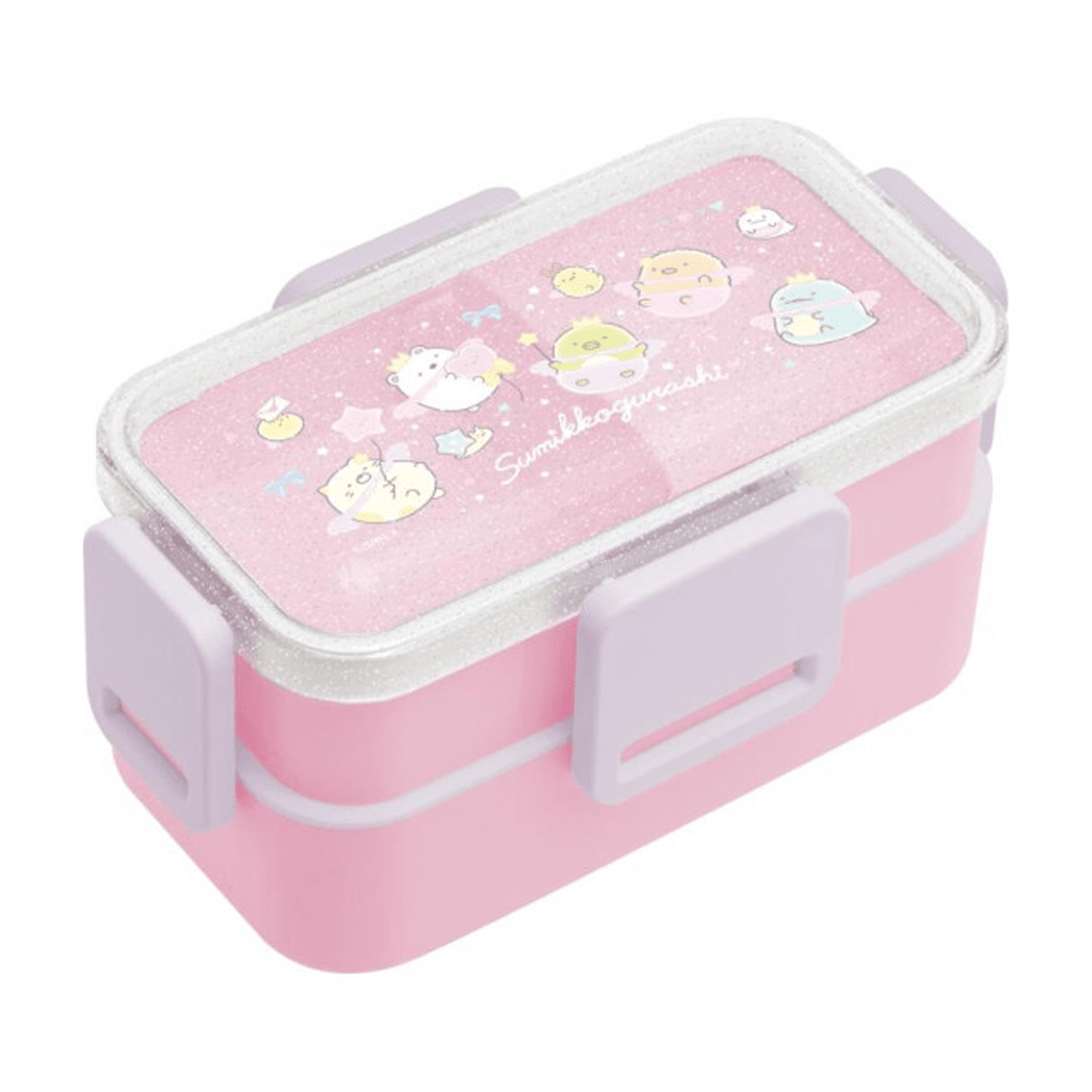 Sumikko Gurashi Star Festival Two - tiered Lunch Box with 4 Locks 530ml - Twinkle Glory