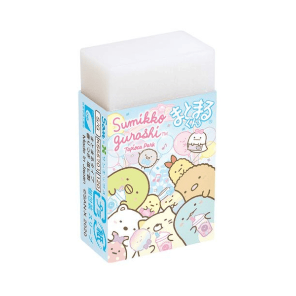 Sumikko Gurashi Tapioka Park Strawberry Scent 2 Pattern Set Eraser (Random Pick) - Twinkle Glory