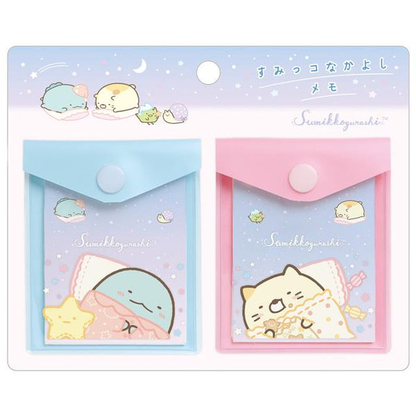 Sumikko Gurashi Tokage & Neko Night Sky Memo Case Set