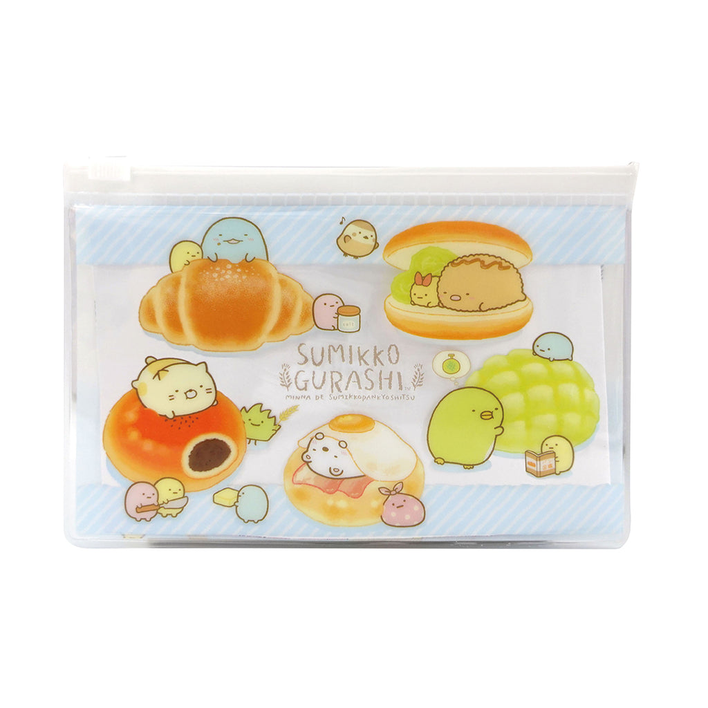 Sumikko Gurashi Zipper Pouch with Sticky Notes