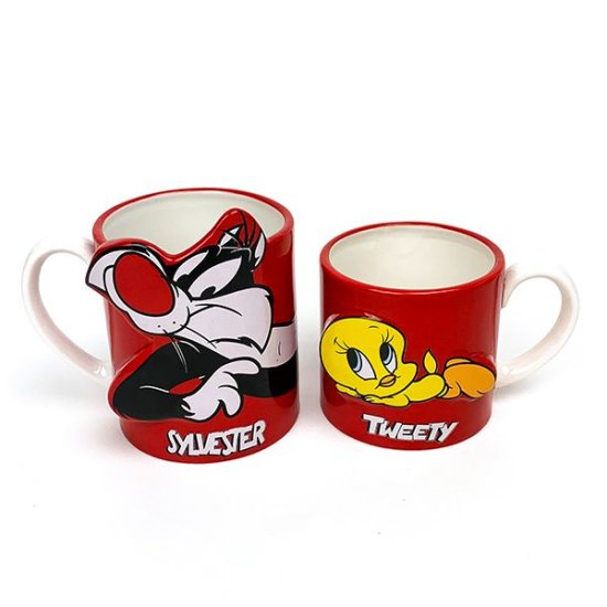 Sylvester & Tweety Mysteries Pair Mug