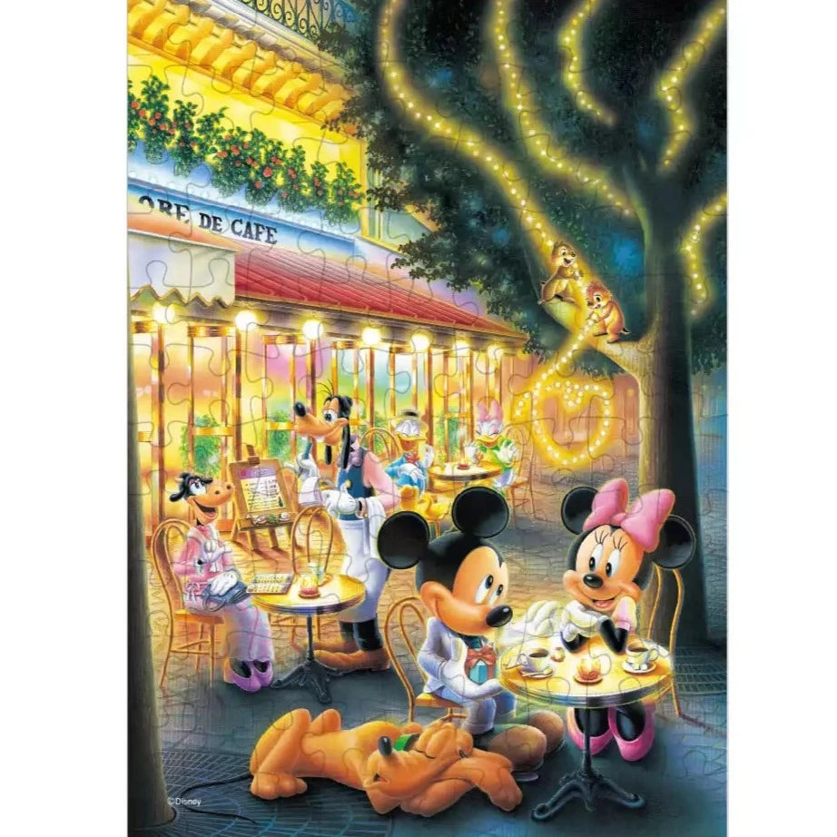 Tenyo Disney Mickey Mouse & Friends Lovely Café Terrace Jigsaw Puzzle 108pcs