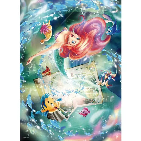 Tenyo Disney Princess Little Mermaid Story of Unbendable Love Jigsaw Puzzle 500pcs