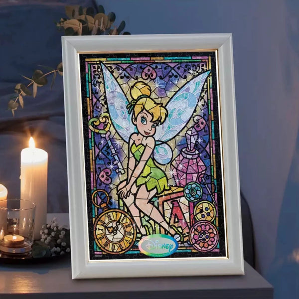 Tenyo Disney Tinker Bell Stained Glass Jigsaw Puzzle 266pcs