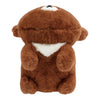 Twinkle Glory San-X Chairoikoguma laying down plush in soft brown polyester with a white chest patch