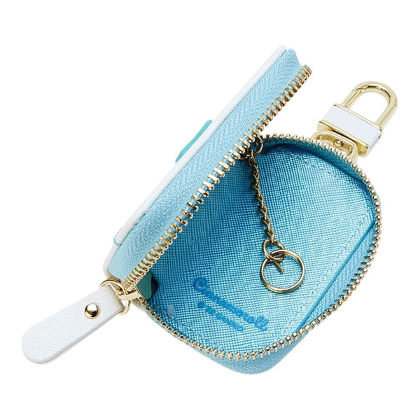 Twinkle Glory Sanrio Cinnamoroll blue PU leather key case with internal key ring and external buckle