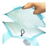 Twinkle Glory Sanrio Cinnamoroll reusable polyester bag interior view showing light blue fabric and carry handles