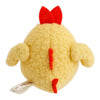 Twinkle Glory San-X Sumikko Gurashi Ebifurai no Shippo plush toy with red felt details on a yellow textured body