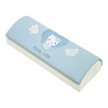 Twinkle Glory light blue PU leather Hello Kitty eyeglasses case with heart-shaped character graphic and wing details