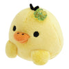 Twinkle Glory San-X Kiiroitori Tenori plush from the Kumakyun Days collection with a green clover accessory