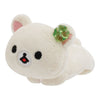 Twinkle Glory San-X Rilakkuma Korilakkuma Tenori plush with a green clover accessory on its ear