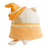 Twinkle Glory San-X Sumikko Gurashi Neko plush wearing an orange wizard hat and skirt from Kingdom of the Sky