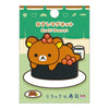 Twinkle Glory San-X Rilakkuma salmon roe gunkan sushi rubber magnet in original packaging