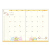 Twinkle Glory San-X Sumikko Gurashi B6 schedule planner diary with January 2026 calendar and cute character illustrations.