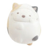 Twinkle Glory San-X Sumikko Gurashi Shirokuma plush in a soft white and beige cat costume with embroidered details