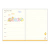 Twinkle Glory San-X Sumikko Gurashi B6 schedule planner diary with cute characters and a balloon design. Paper material.