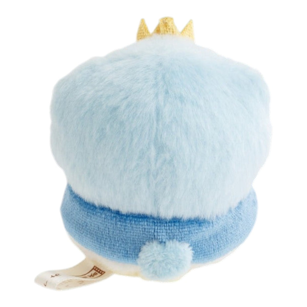 Twinkle Glory San-X Sumikko Gurashi Ouji prince plush in soft blue polyester with a small gold crown