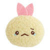 Twinkle Glory San-X Sumikko Gurashi Ebiten no Shippo plush badge featuring a crying fried shrimp tail character