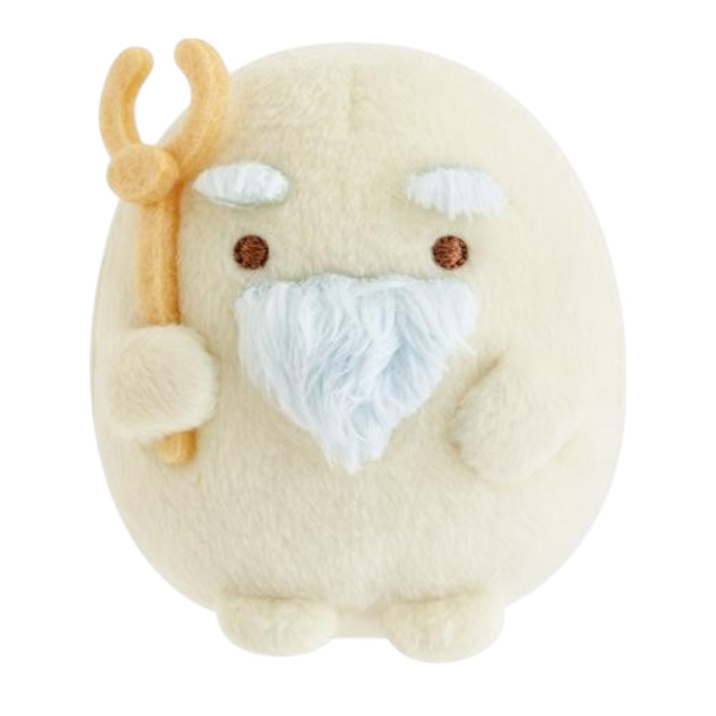 Twinkle Glory San-X Sumikko Gurashi 10th anniversary palm-sized plush featuring a white character with a staff
