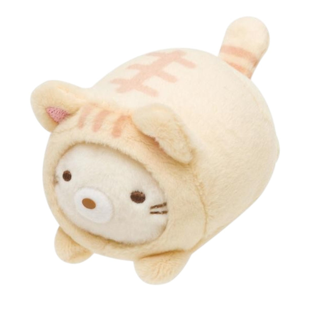 Twinkle Glory San-X Sumikko Gurashi 10th anniversary palm-sized plush toy wearing a soft cream tiger costume