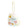 Twinkle Glory San-X Sumikko Gurashi Tokage plush keychain designed as a fruit zuccotto cake with soft polyester