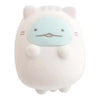 Twinkle Glory San-X Sumikko Gurashi Tokage tenori plush wearing a soft white cat costume with embroidered details