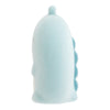 Twinkle Glory San-X Sumikko Gurashi Tokage flocked keychain in light blue with a soft velvety texture