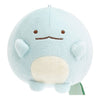 Twinkle Glory San-X Sumikko Gurashi Tokage round blue polyester hanging plush toy with a cute lizard character design