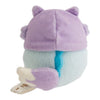 Twinkle Glory San-X Sumikko Gurashi Tokage plush from Kingdom of the Sky collection, back view showing purple hood