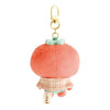 Twinkle Glory San-X Uso Tantei Tomanto plush keychain showing the back view of the red tomato character