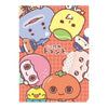 Twinkle Glory San-X Uso Tantei Tomanto A4 clear file folder in debut orange with cute character illustrations