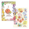 Twinkle Glory San-X Uso Tantei Tomanto A4 clear file holder set featuring colorful vegetable character illustrations