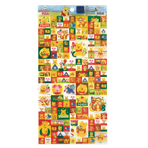 Disney Winnie The Pooh and Friends Transparent Stickers
