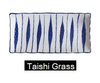 "Taishi Grass" Style, Japanese Hand Painted Rectangular Plate